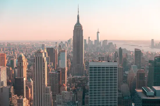 skyline of new york city