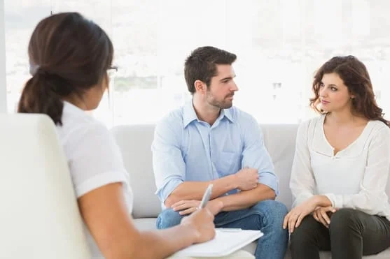 Man and Woman in Couples Counseling