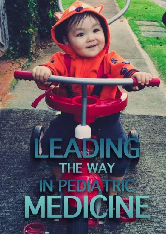 Toddler on bicycle
