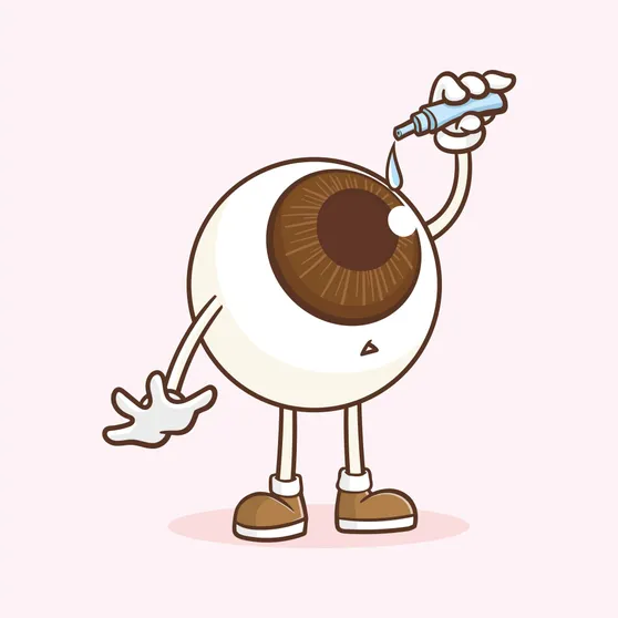 Eyeball Eyedrop