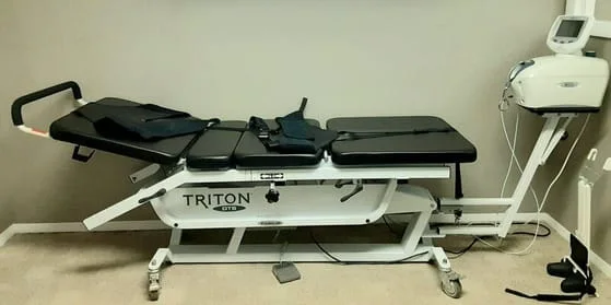 Spinal Decompression table at Curry Chiropractic