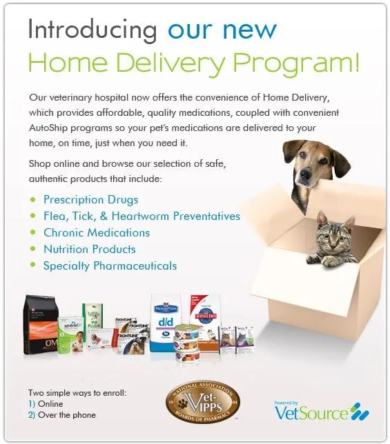 VetSource Home Delivery Program