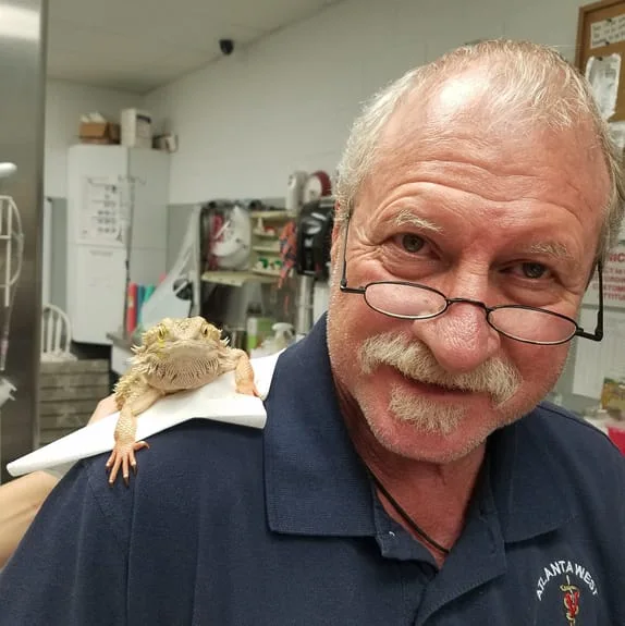 Doc w Bearded Dragon