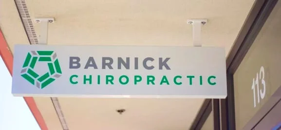 Sign for Barnick Chiropractic