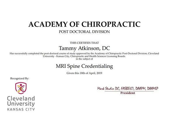 academy chiro