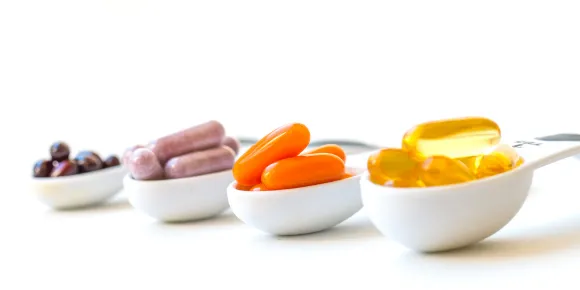 Photo of supplements on spoons