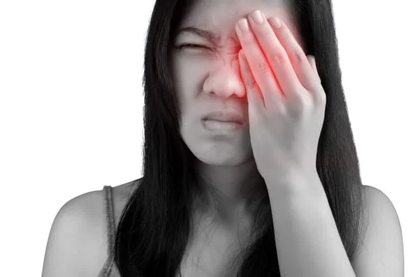Eye pain sign of sight loss