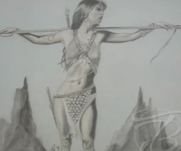 Xena Warrior Princess Sketch