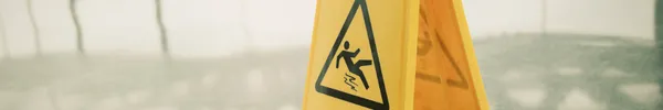 Caution Sign to Avoid Premises Liability Issues