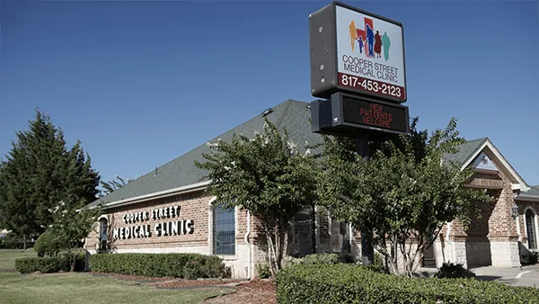  Exterior of Cooper Street Medical Clinic in Mansfield, TX