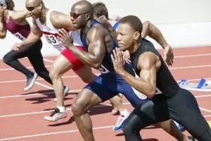 image of athletes