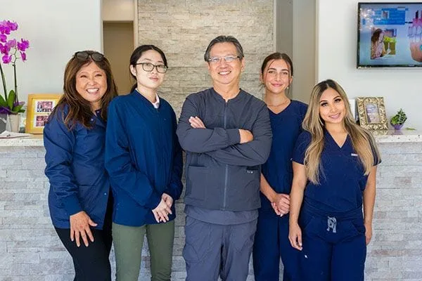 dental staff and Dr. Dino Dee DDS. Honolulu HI dentist