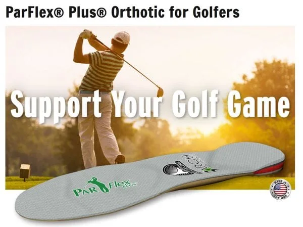 Orthotic for golfers