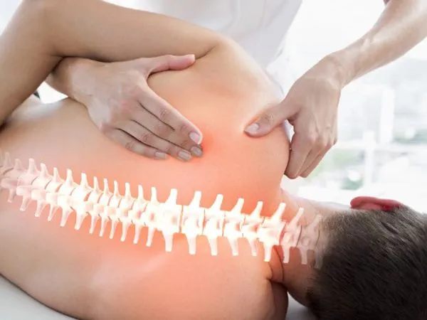 Patient receiving treatment