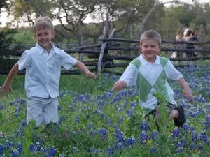 Children playing outside