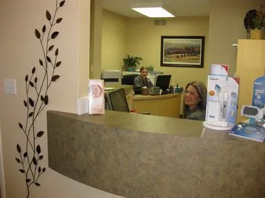 dental reception area