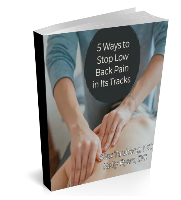 Dr Kelly Ryan’s “5 Ways to Stop Low Back Pain in its Tracks” book