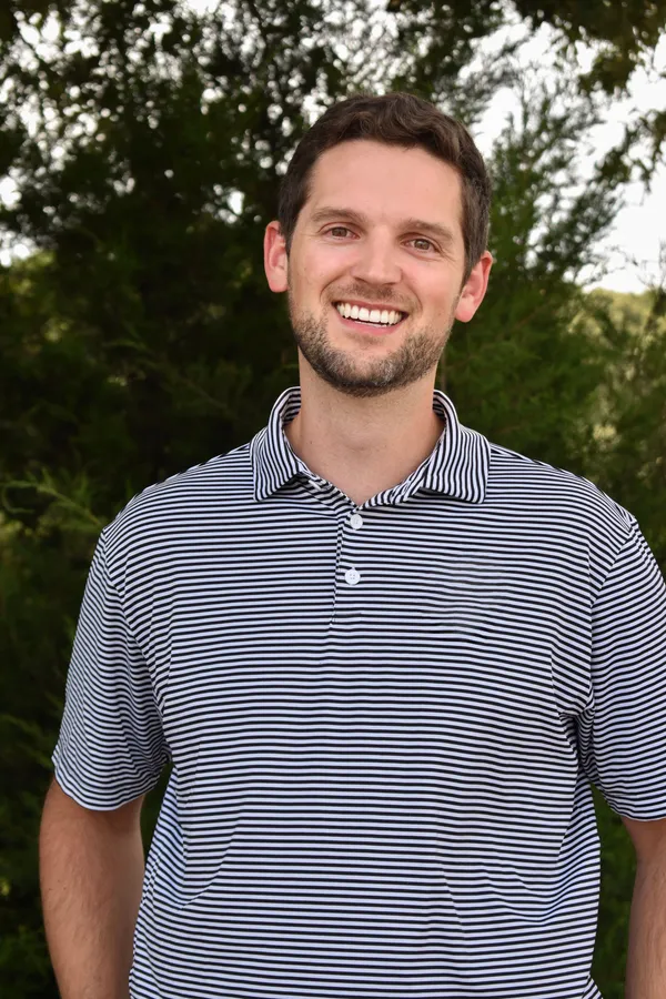 Dr. Hunter Croxton DMD and his dog, dentist Dallas, GA