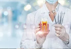 woman holding face in pain needs root canal Shelby Twp, MI