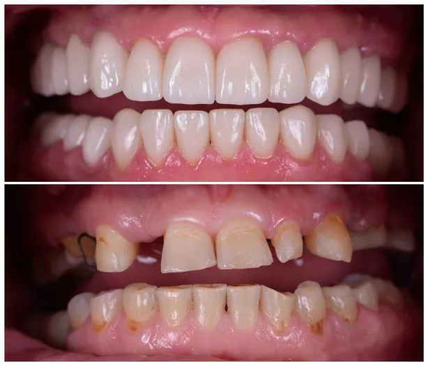 Scarborough Dental Crowns - before and after