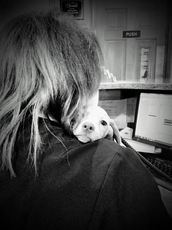 Shelly and puppy