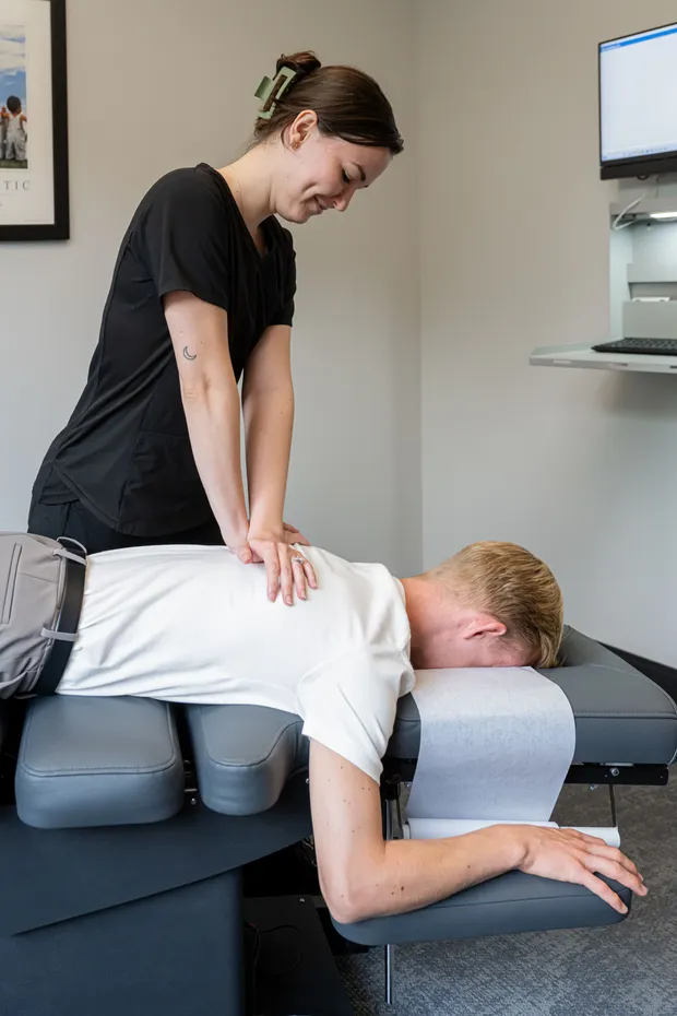 spinal adjustment consultation chiropractor Asheville