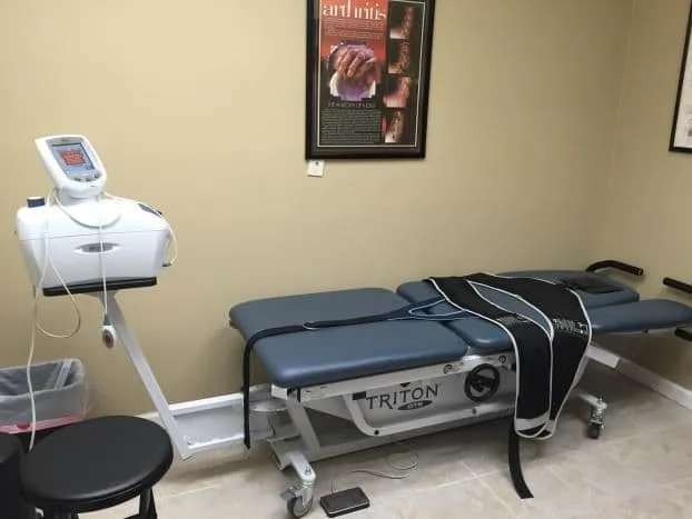 Treatment Room (decompression, e-stim, ultrasound)