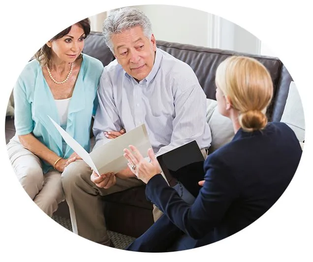 an elderly couple in therapy