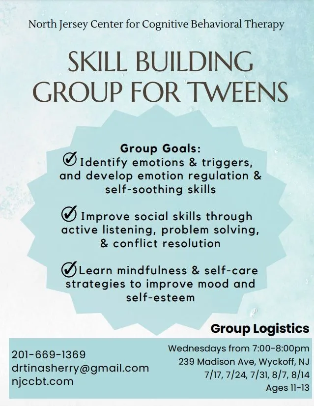 Skill building group for tweens