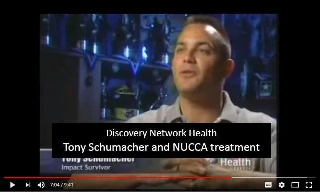 Discovery Network Health - Tony Schumacher and NUCCA treatment