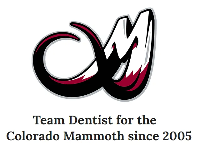 Team Dentist for Colorado Mammoth since 2005