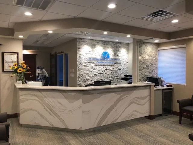 Photograph of Dental Office front desk, Braintree, MA
