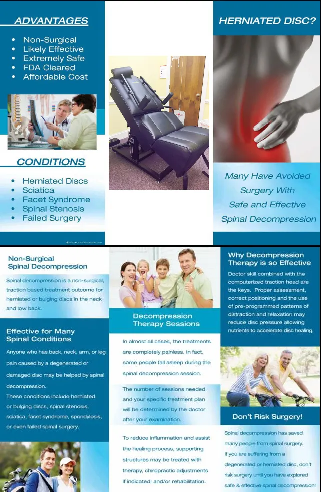 Spinal decompression brochure