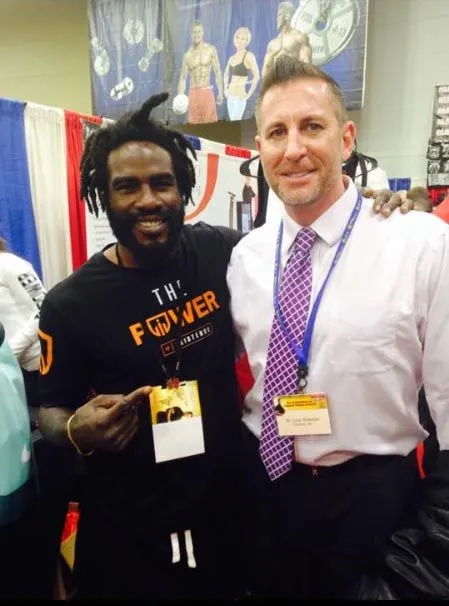 two man standing together