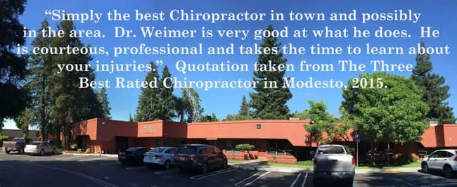Dr, Weimer is the best Chiropractor in town and possibly in this area. He takes the time to learn about your injuries.