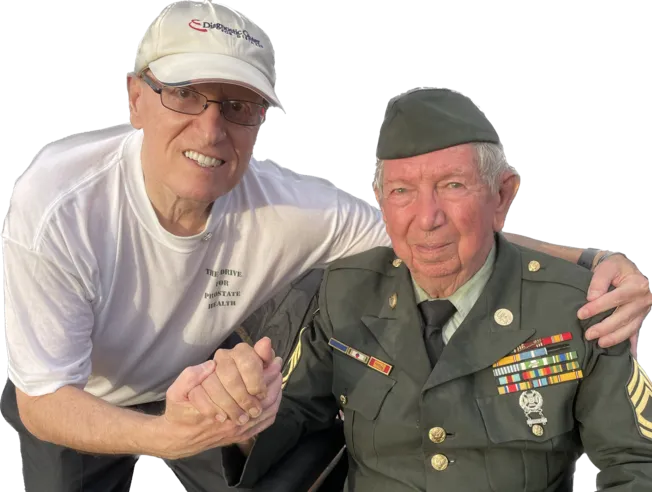 Picture of Dr. Wheeler with Army Veteran