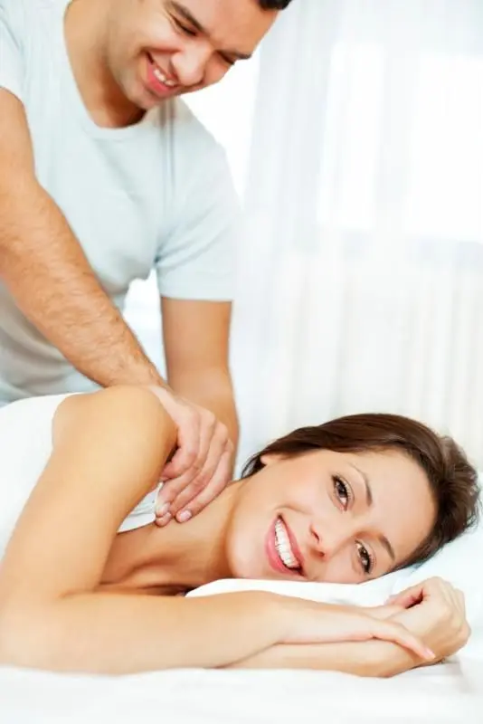 woman having a massage