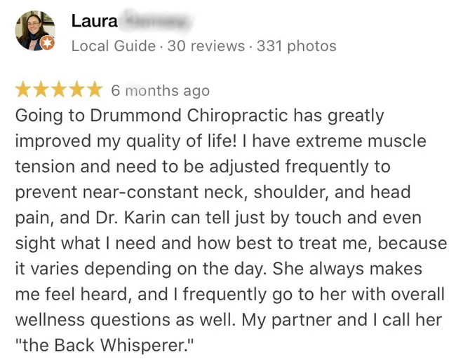 back pain review