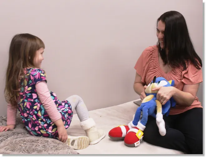 Doctor with child patient