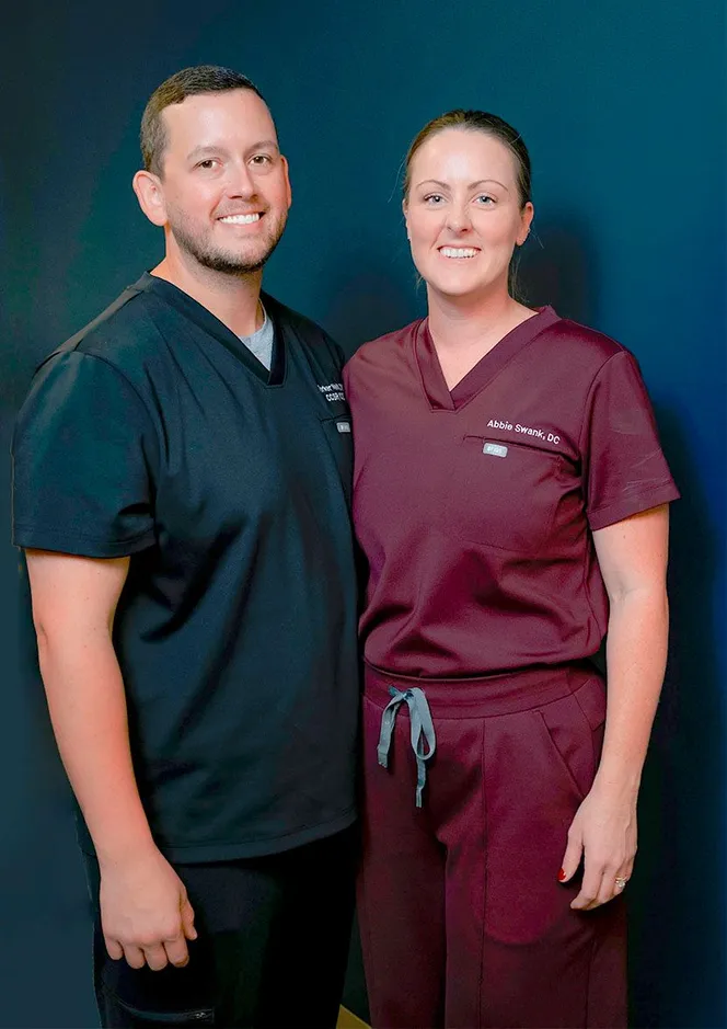 Dr Parker Neill and Dr Abbie Swank