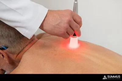 laser treatement on back