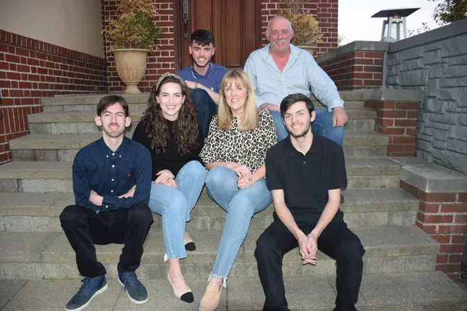 Dr. Fitzsimons with her family