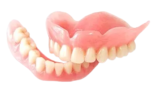 set of full upper and lower dentures Brookline, MA dentist