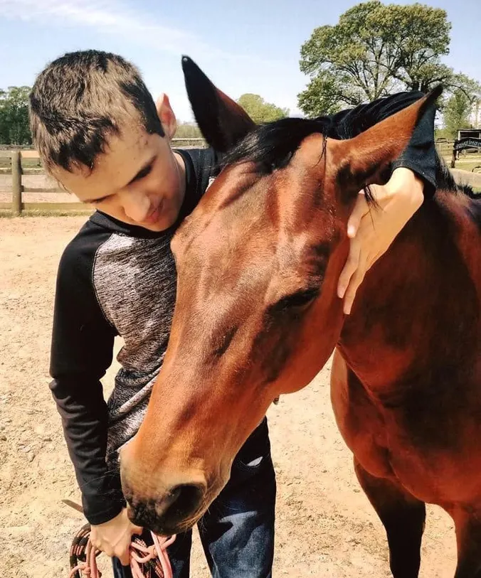 boy and horse