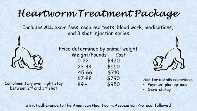 Heartworm Treatment package