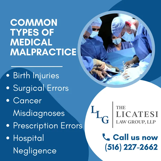 Common types of medical malpractice