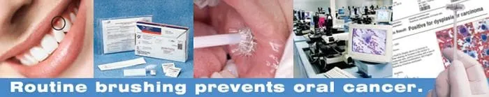 infographic about brushing preventing oral cancer, dentist Mahwah, NJ