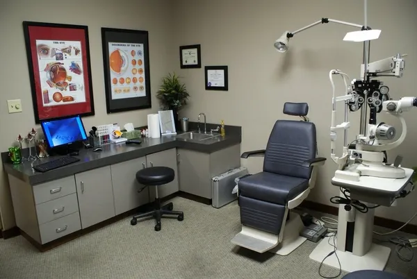 inside an examination room