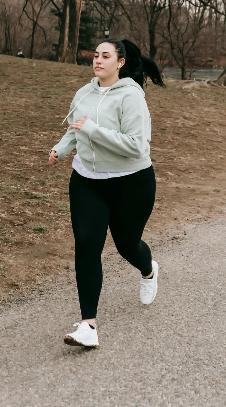 Girl Jogging