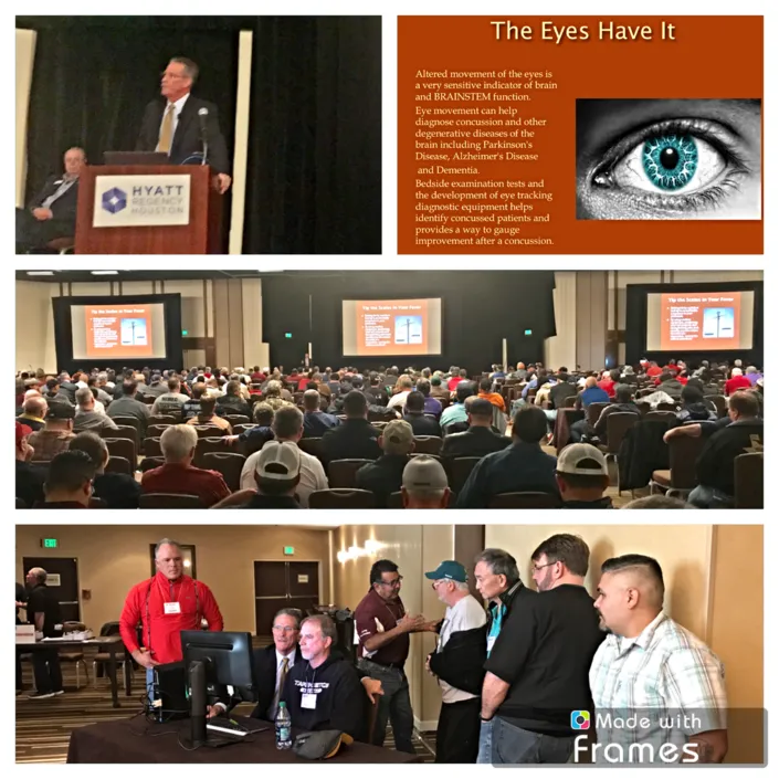 Dr. Simmons Lecturing at the Texas Association of Sports Officials Convention